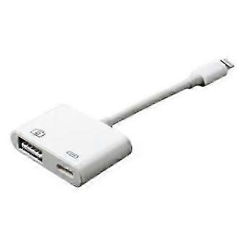 Lightning to USB 3.0 Camera Adapter Compatible - White