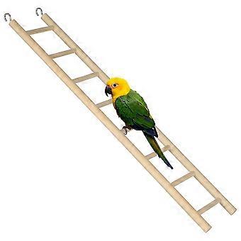 Papageienkäfigleiter, Holzvogelleiter, Vogelbeißleiter, Vögel, Schleifspielzeug, Vogelkletterleiter