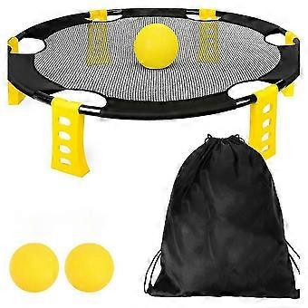 Game Set for Beach, Yard,Outdoor Fun - Complete Kit for Kids, Adults, Young Players,Includes Ball, Net and Carrying BagHP