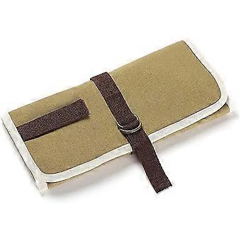 Tableware Storage Bag Kitchen Utensil Canvas Organizer For Backpack Bbq Camping Hiking Cutlery