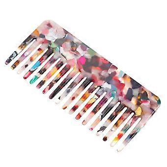 1PC Hair Detangling Comb Wide Tooth Comb Fashionable Home Hair Salon Comb