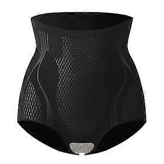 Formende Shorts aus Eisseide und Ionenfaser, Bauchkontrolle und körperformende Slips, hoch taillierte Body-Shaper-Shorts für Damen