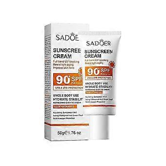 High SPF Waterproof Repairing Sunscreen, Lightweight for Face & Body, 50g