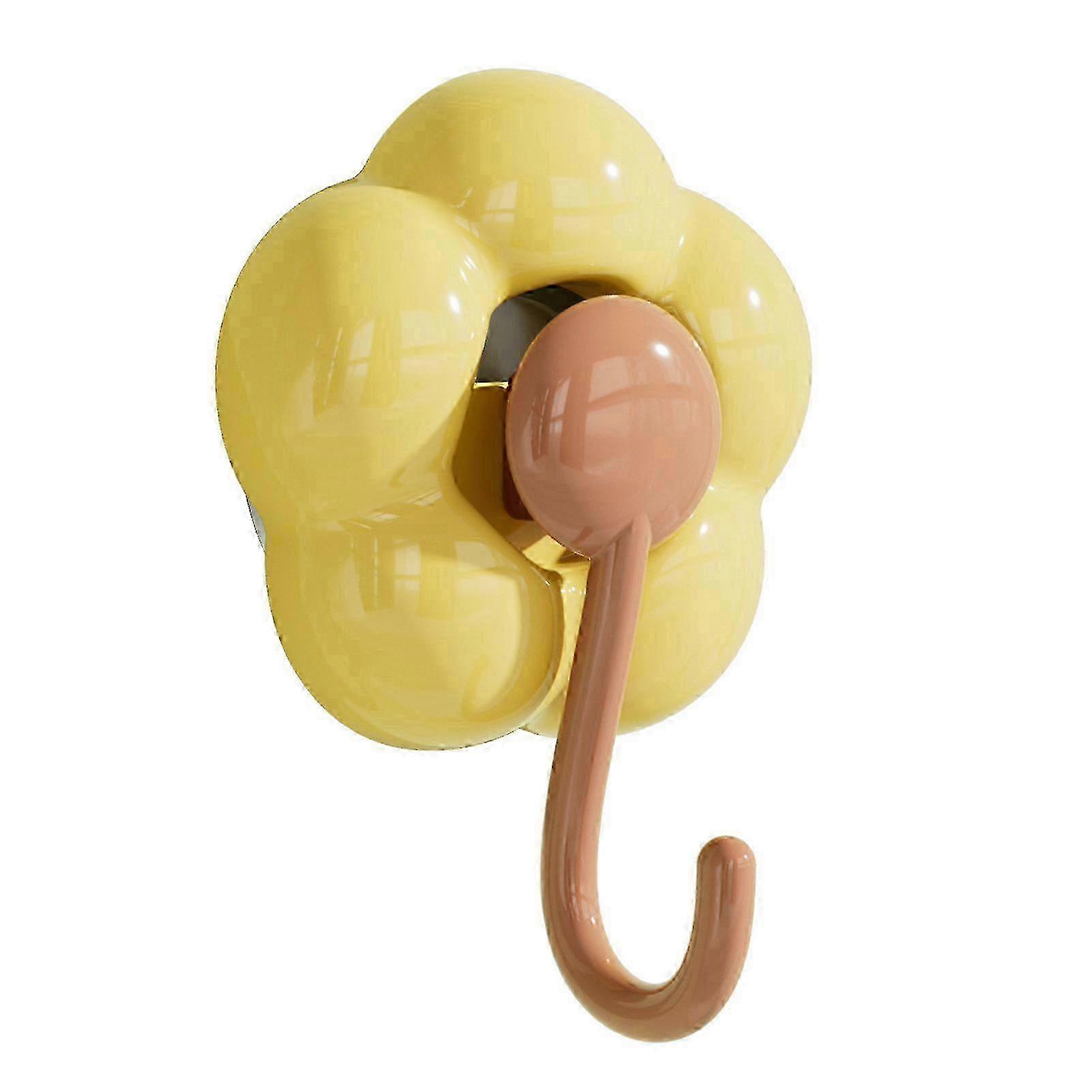 Sunflower Suction Cup Hooks, Waterproof Rust-Resistant compatible with Small Spaces