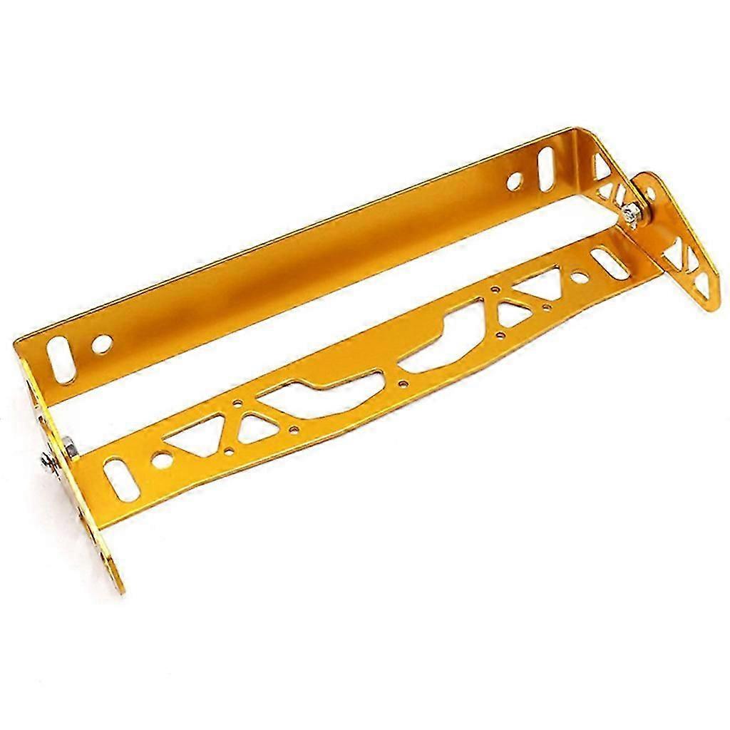 Aluminum Alloy Irregular Pattern Multicolor License Plate Frames Screw Cap