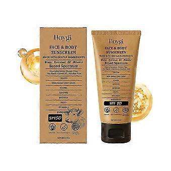 1-5x Natural Mineral Sunscreen SPF50+ with Beef Tallow for Sensitive Skin Waterproof Matte Finish 85g
