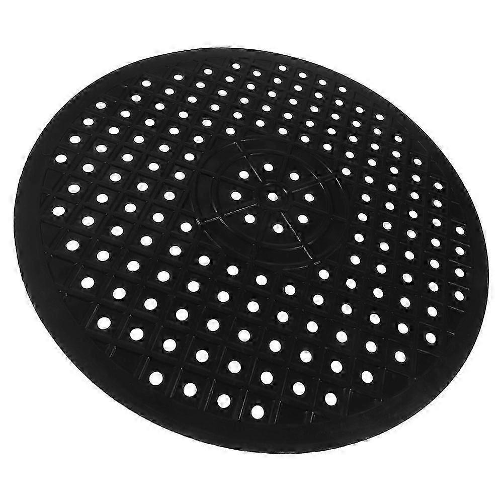 Kitchen Sink Rubber Mat Black Round Sink Protector Pad