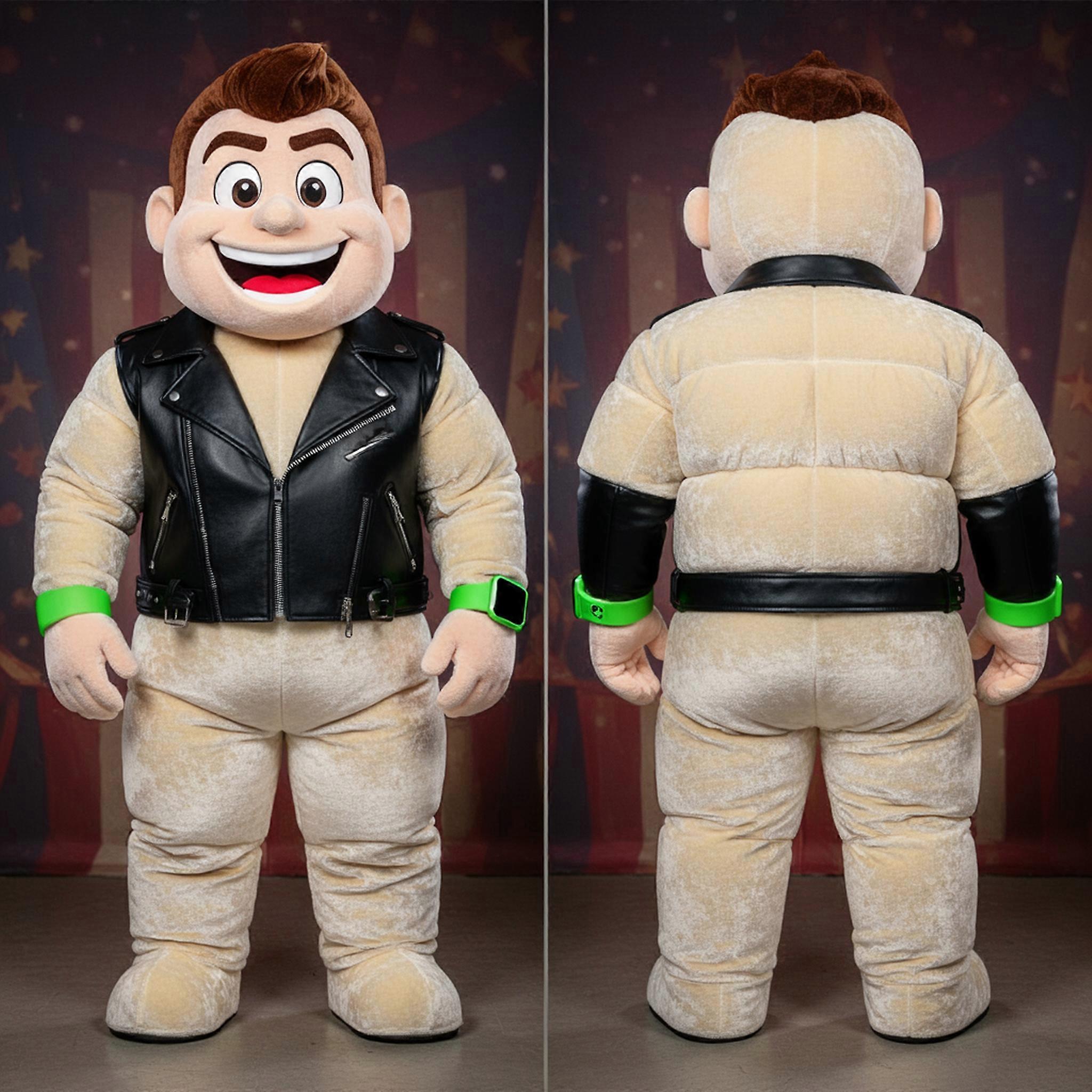 MASTICOT Creamy Broad Shouldered Strongman Mascot