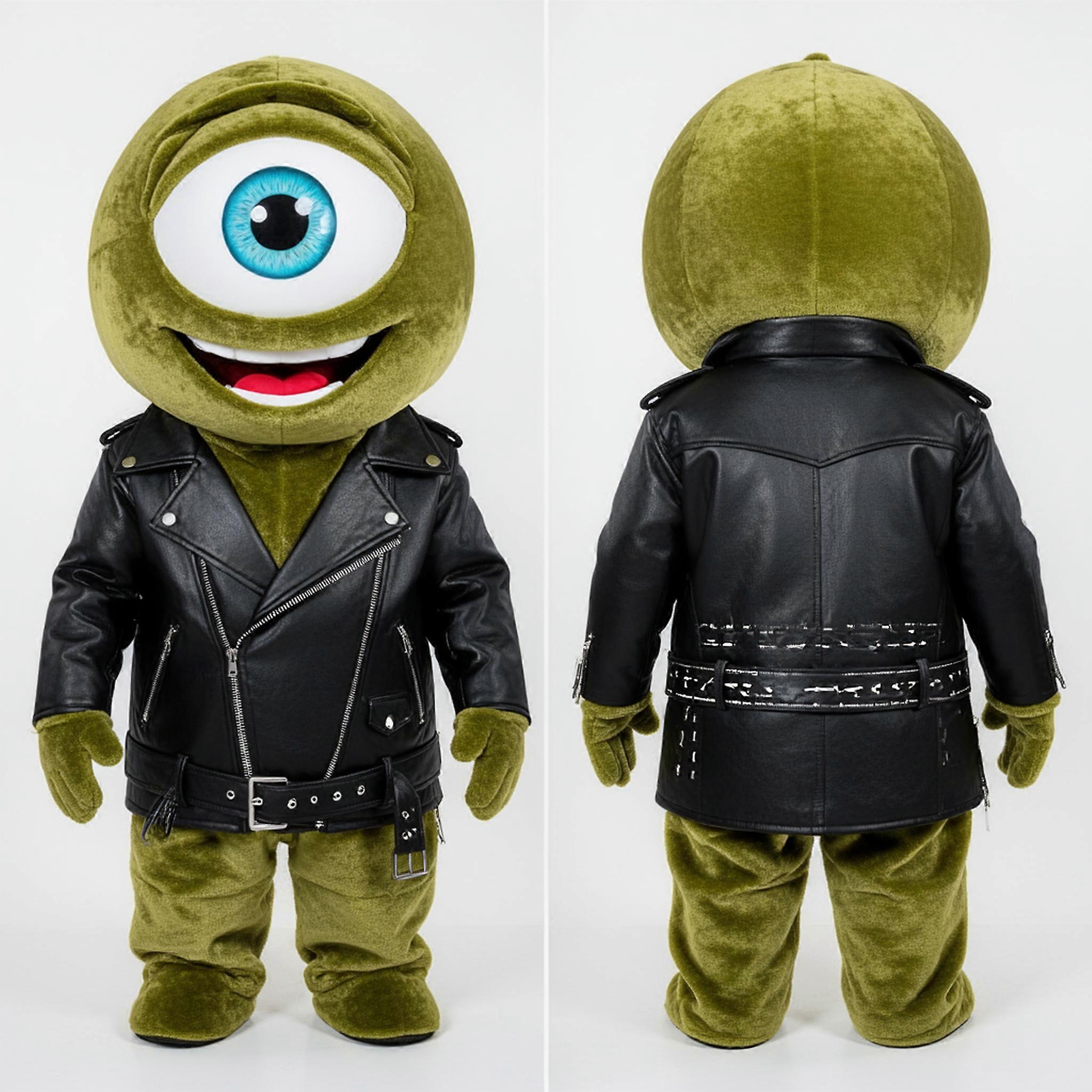 MASTICOT Olive Green Broad Shouldered Cyclops Mascot