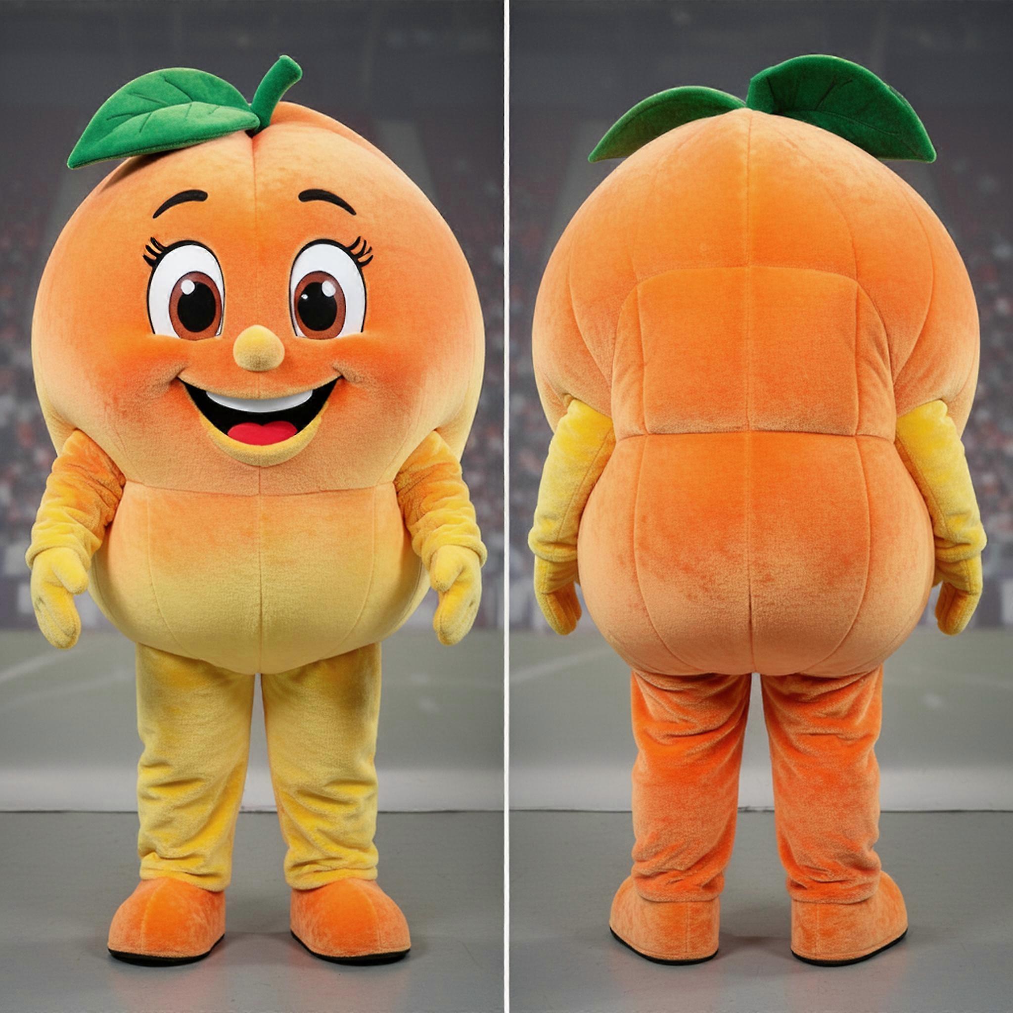 MASTICOT Peach Colored Playful Surfboard Mascot