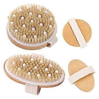 Dry Brushes for Lymphatic Drainage Body Brush,Massage Brush Exfoliating Brush Reduces Cellulite and Improves Circulation