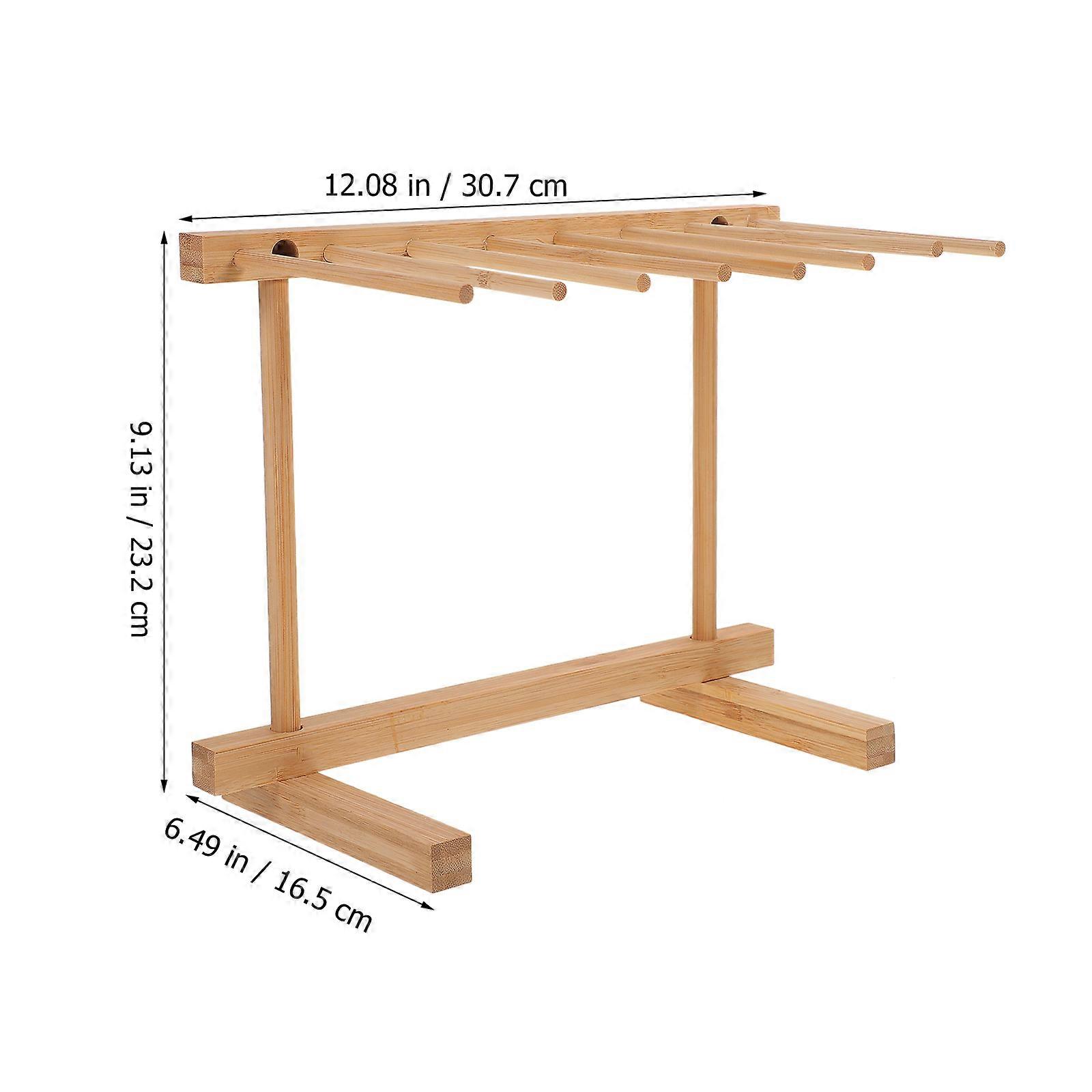 Beech Pasta Drying Rack Spaghetti Dryer Stand for Kitchen Use
