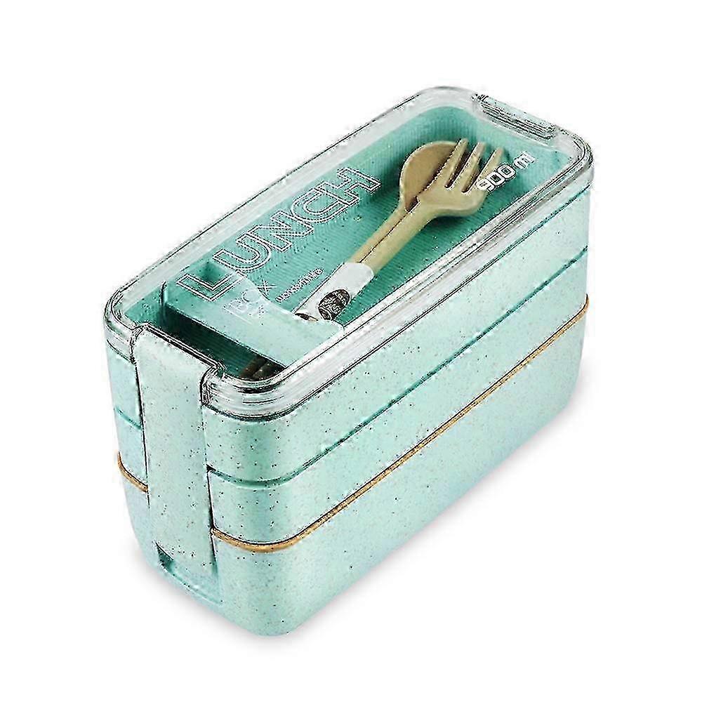 Microwave Safe 3-Section Eco Lunch Box