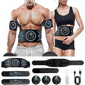 Abdominal Muscle Stimulator with 8 Modes and 25 Intensity Levels for Home Fitness Training