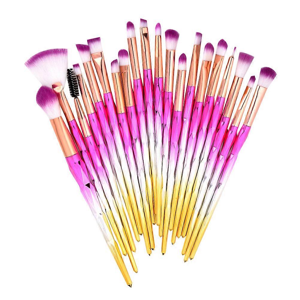 Makeup Brushes Set 20Pcs for Makeup Tool with Transparent Handles