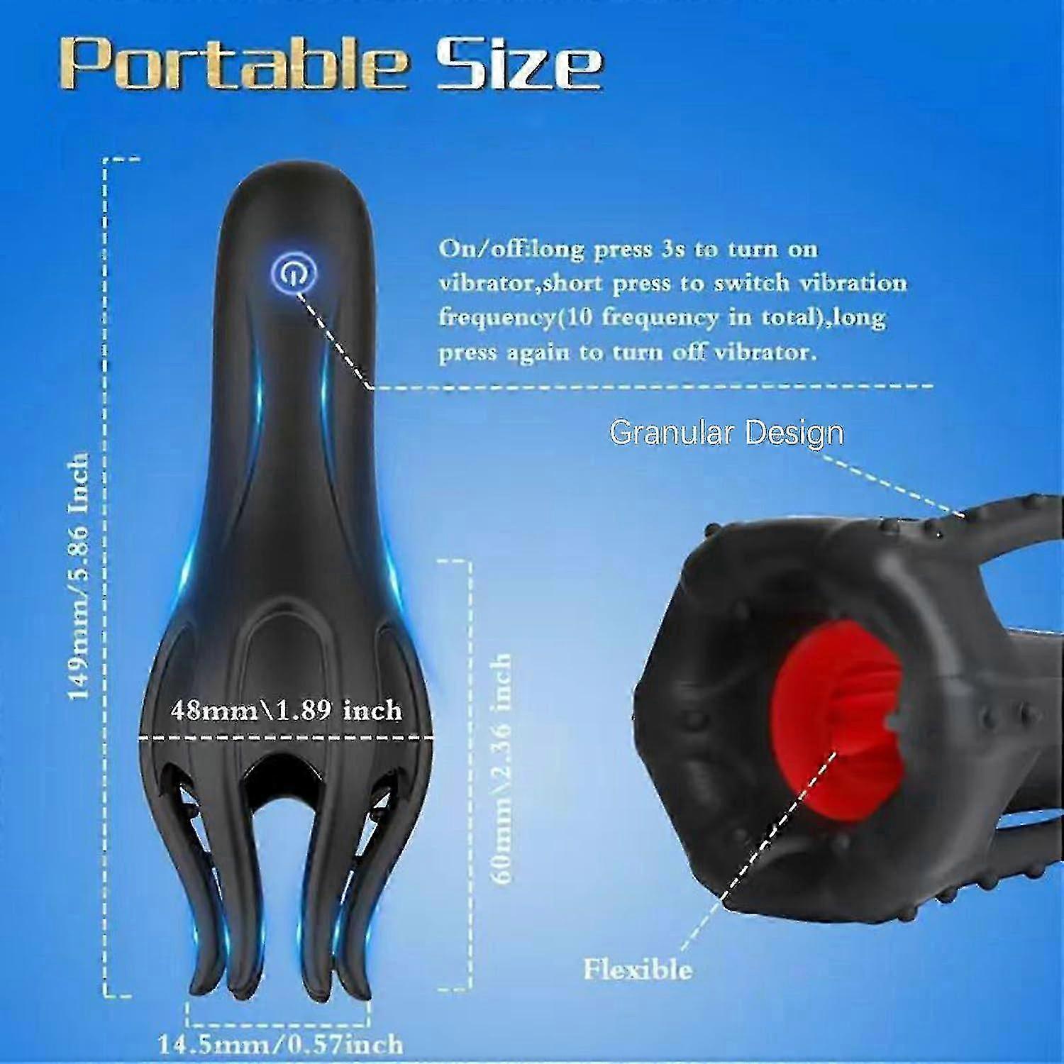 Rechargeable Waterproof Wave Therapy Device