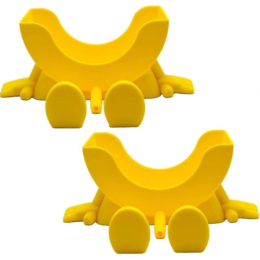 Stable 3D Printed Sponge Stand Yellow