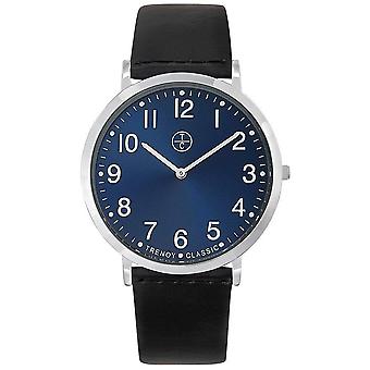 Lansen reloj para Hombre Analógico de Cuarzo con brazalete de Piel de vaca CC1032-05