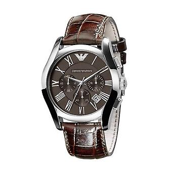 Armani Classics kvartsi analoginen miesten katsella AR0671 Cowskin ranne koru