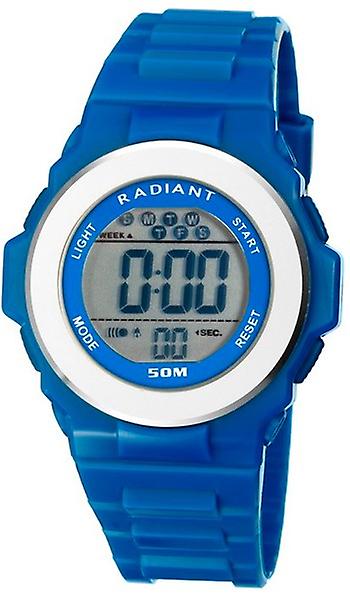 Radiant new galaxy Watch for Unisex Digital Quartz with Silicone Bracelet RA125602