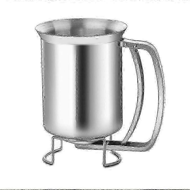 Ergonomic Stainless Steel Batter Cup