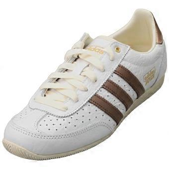 adidas Japan damessneakers in wit en bruin