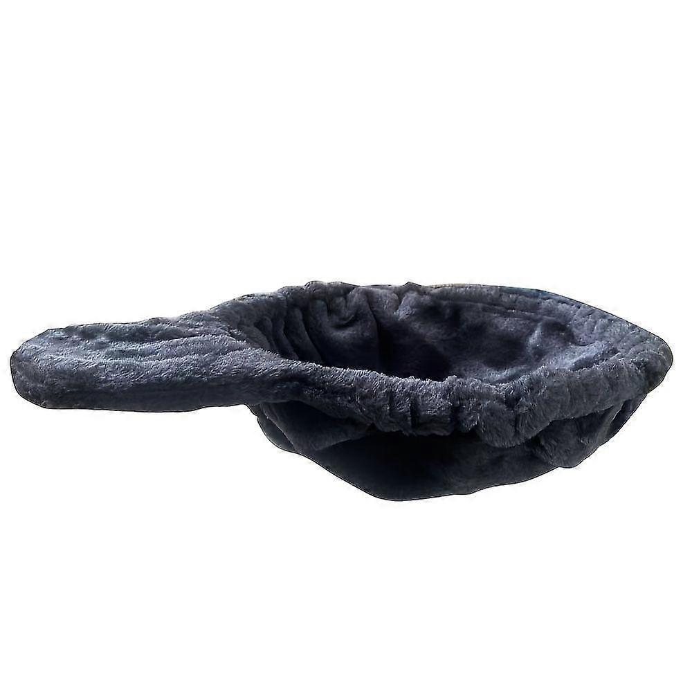 Elevated Plush Cat Hammock with Scratcher
