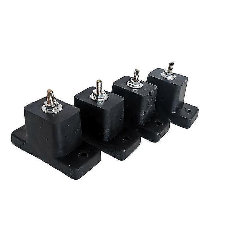 4 Pack Rubber Vibration Isolator Mounting Bracket, Compatible with Outdoor Mini Split Air Conditioner Condenser