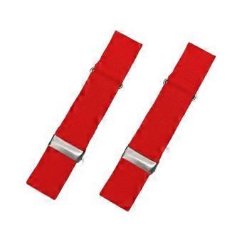 2 stk komfortable armbånd, unisex, moteriktige armbånd. Fleksible armbånd i polyester for et stilig og personlig uttrykk.