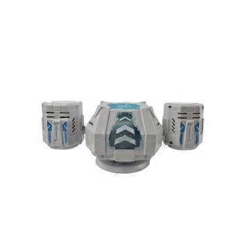 Rechargeable Bubble Machine-White Warship,Children's Electric Toy Gift Outdoor Automatic Bubble Machine-pp