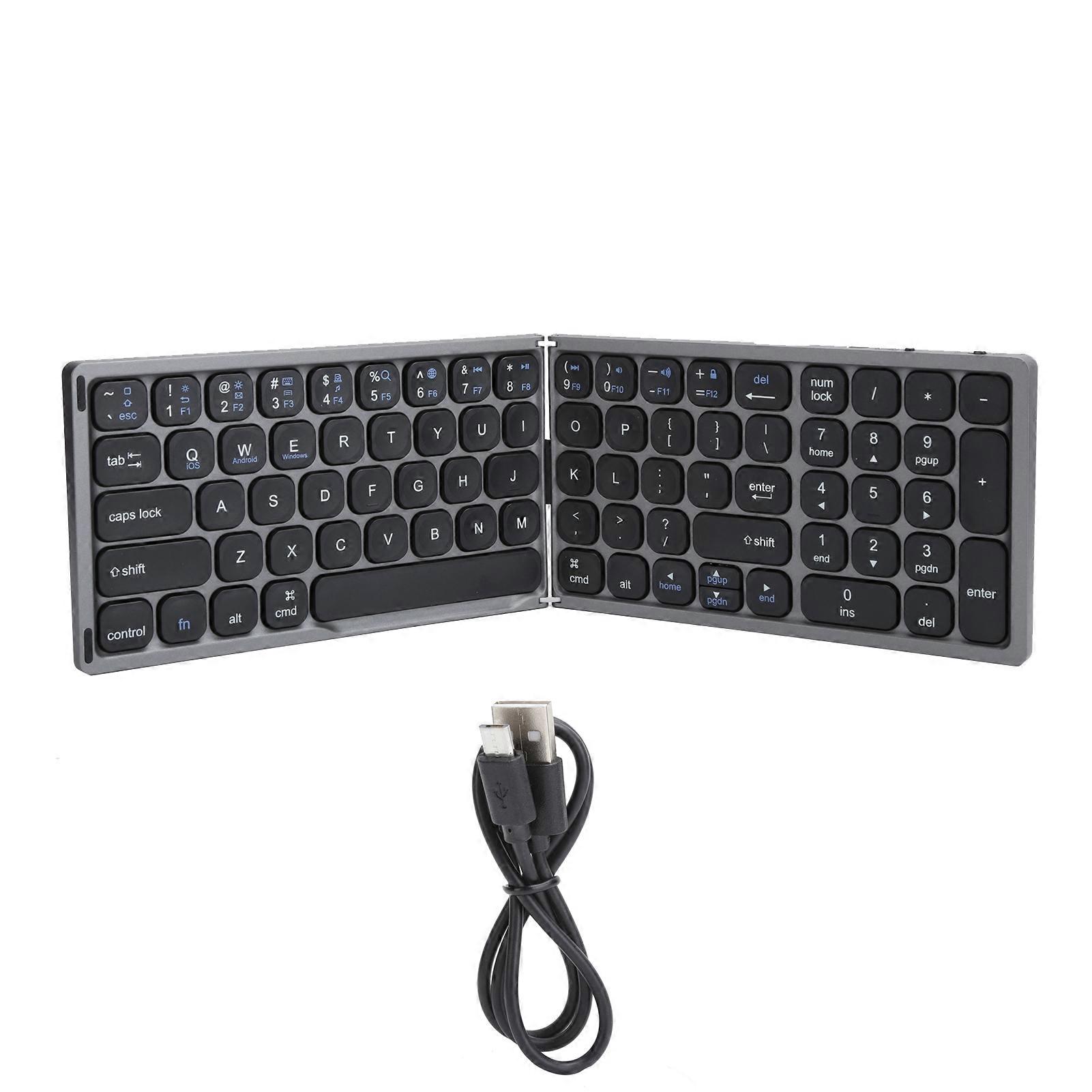 Folding Bluetooth Keyboard Wireless Ultrathin for IOS Android Windows Computer