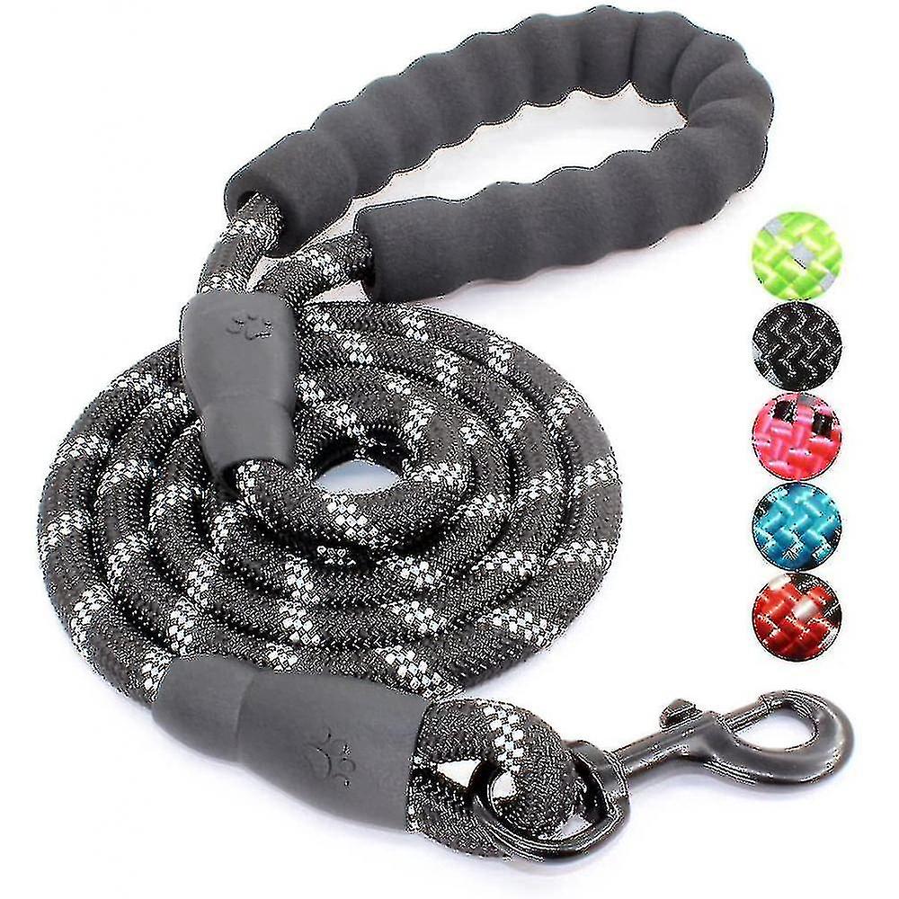 5 Ft Dog Leash With Comfortable Padded   And Reflective Thre