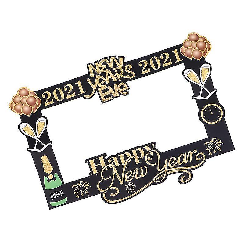 68X48cm Picture Frames 1pc Happy New Year Decorative Props Photo Frame Photo Holder Party