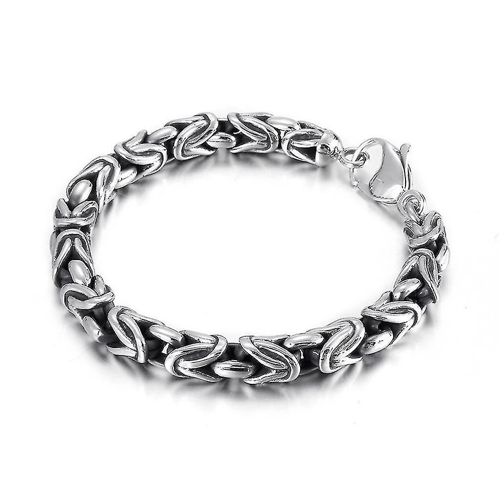 Multi-layer Textured Titanium Steel Bracelet
