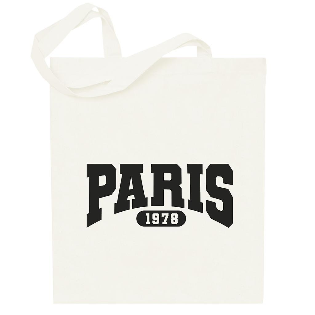 Paris Varsity Totebag