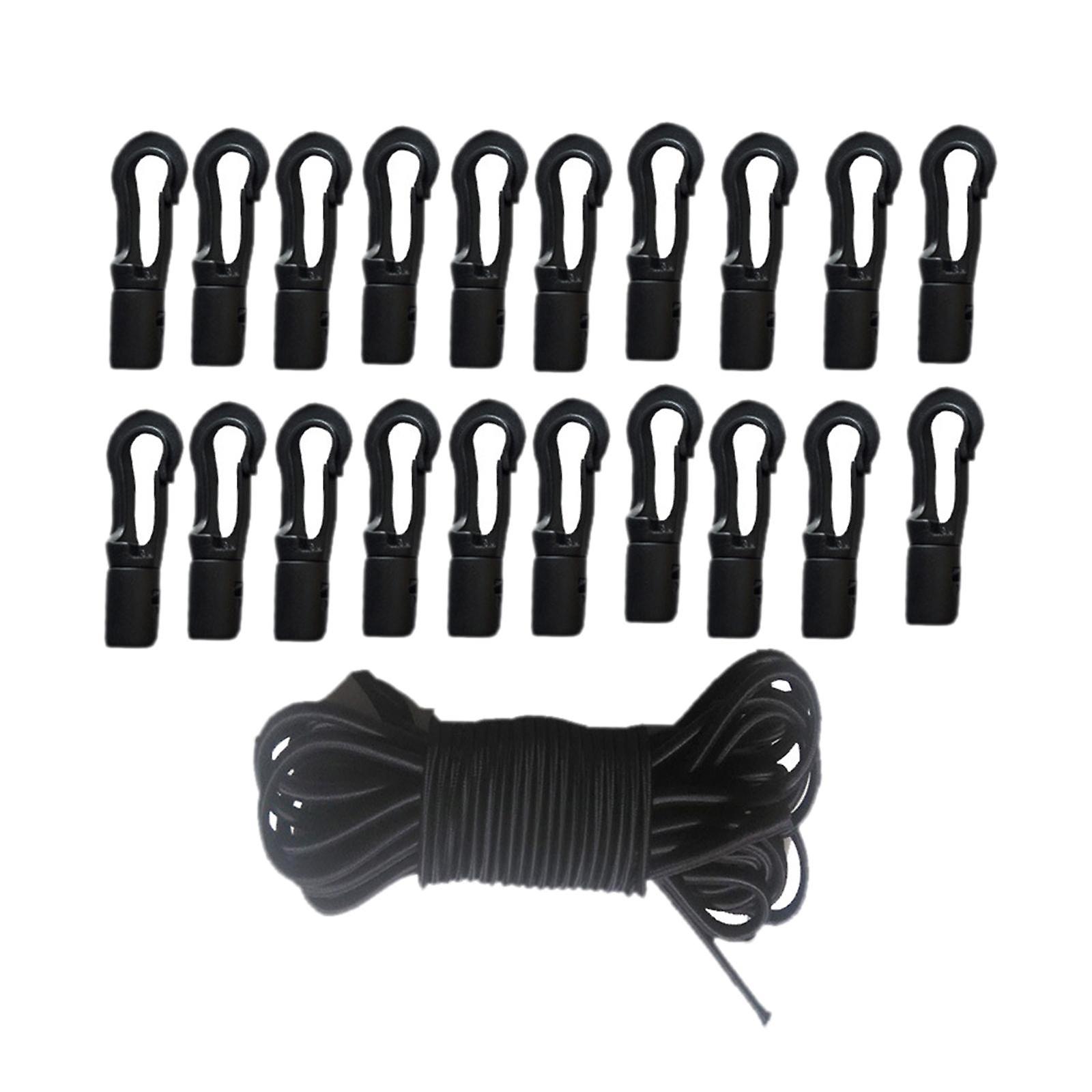 حبل بنجي مرن مع مقاطع الحبل بنجي لمرفق التخييم قارب الكاياك