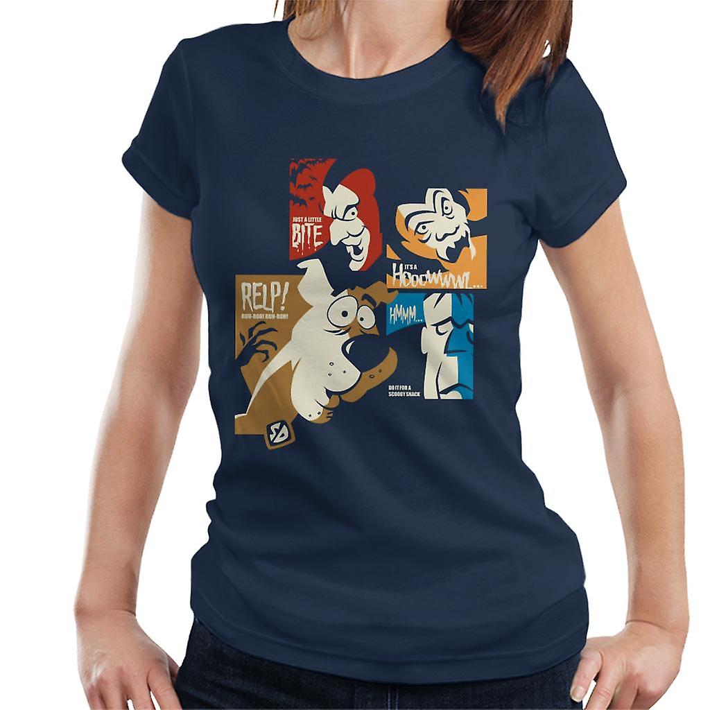 Scooby Doo Halloween Tiles Women's T-Shirt