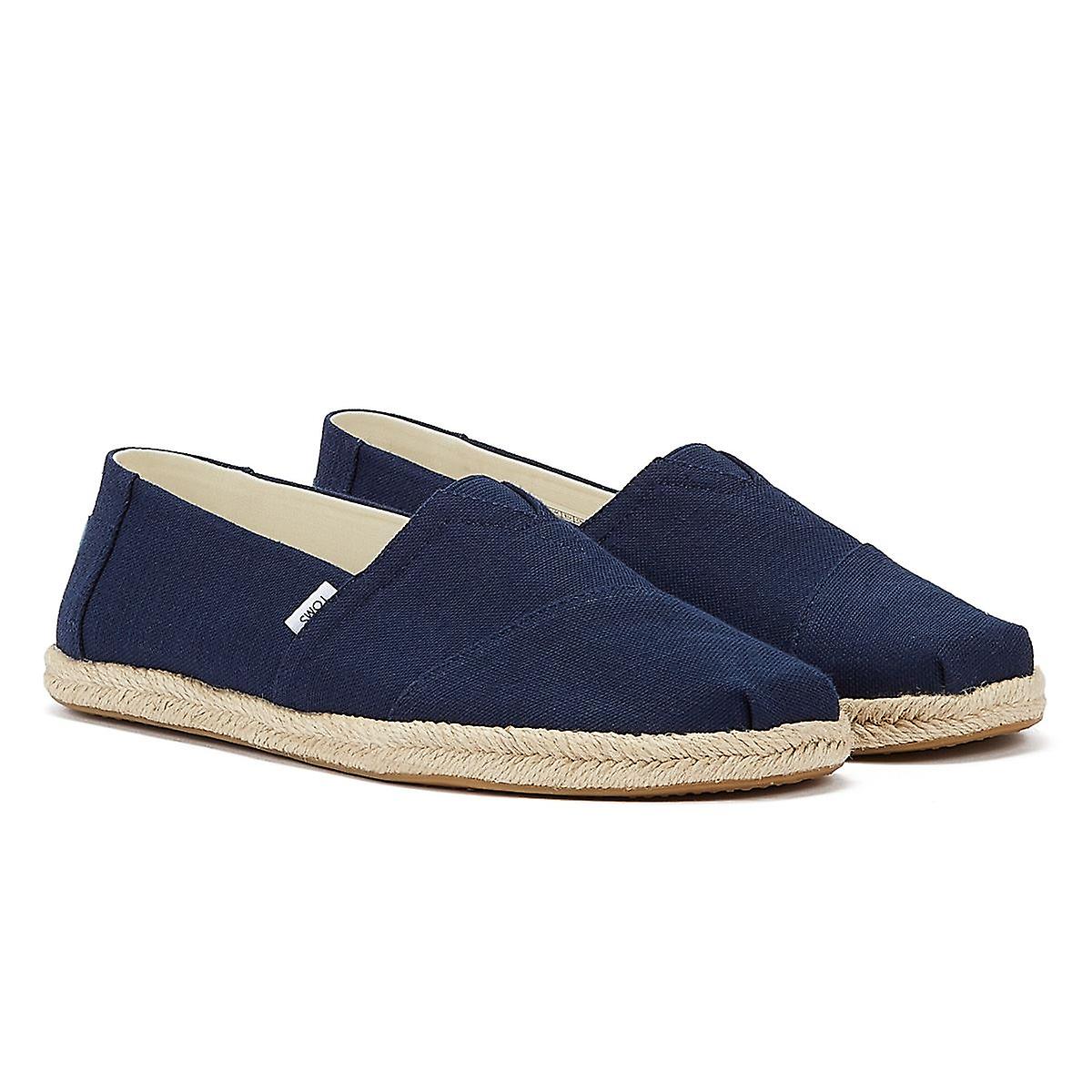 TOMS Rope Alpargata Navy Men's Blue Espadrilles