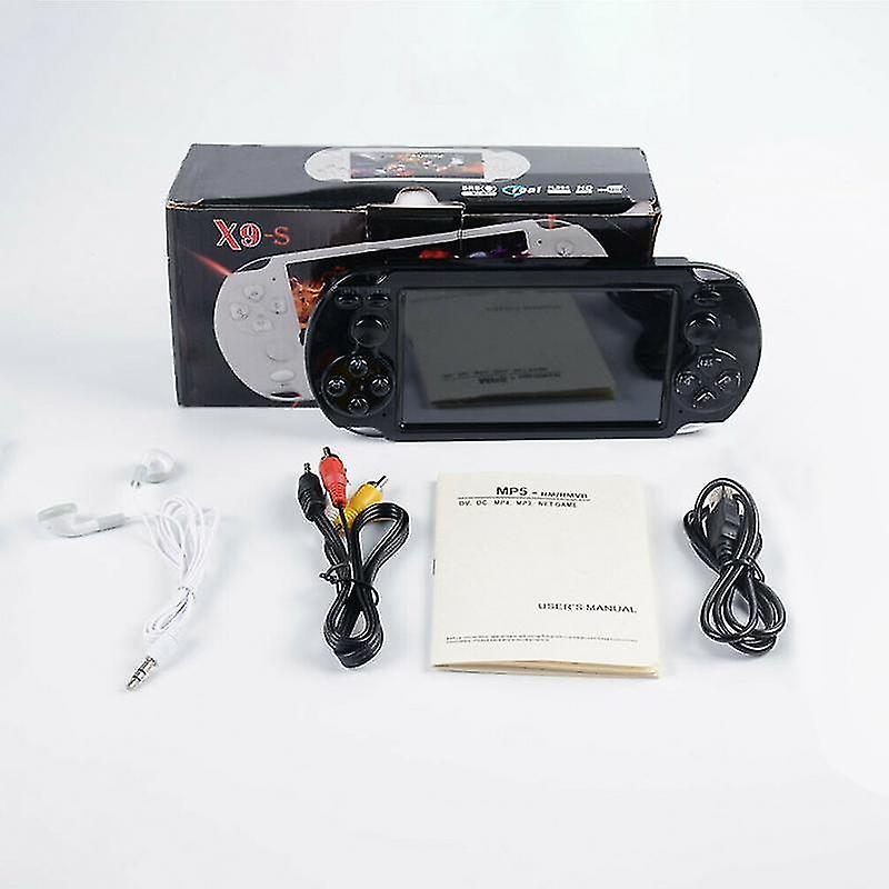 4.2 « 5 » Lcd X9 Plus Double Rocker 8g Handheld Retro Game Console Video Mp5 Tf Card Pour Gba / nes 1000 Jeux