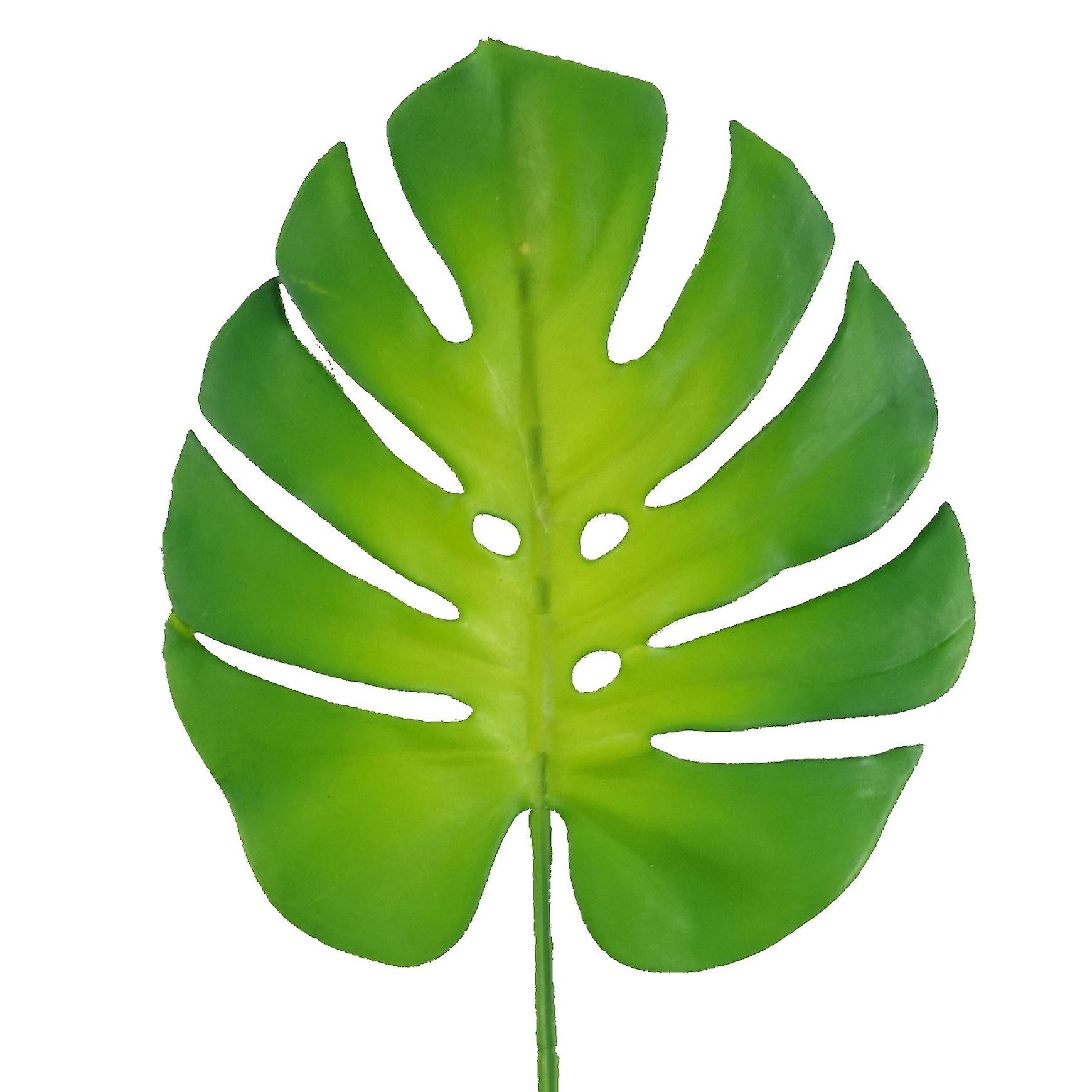 55cm Single Artificial Monstera Leaf