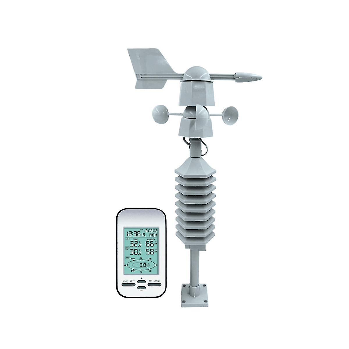 Professional Wireless Out Wind Speed Direction Sensor Digital Wind Temperature Humidity Meter