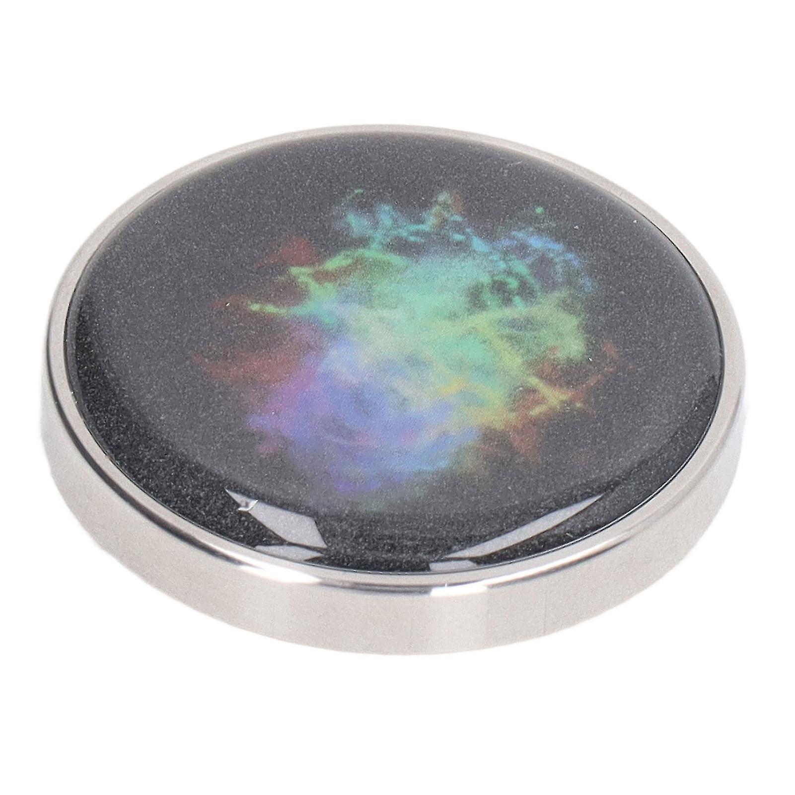 Colorful Pattern Stainless Steel Desktop Rotating Toy, Anti-Stress and Decompression Gyro #1