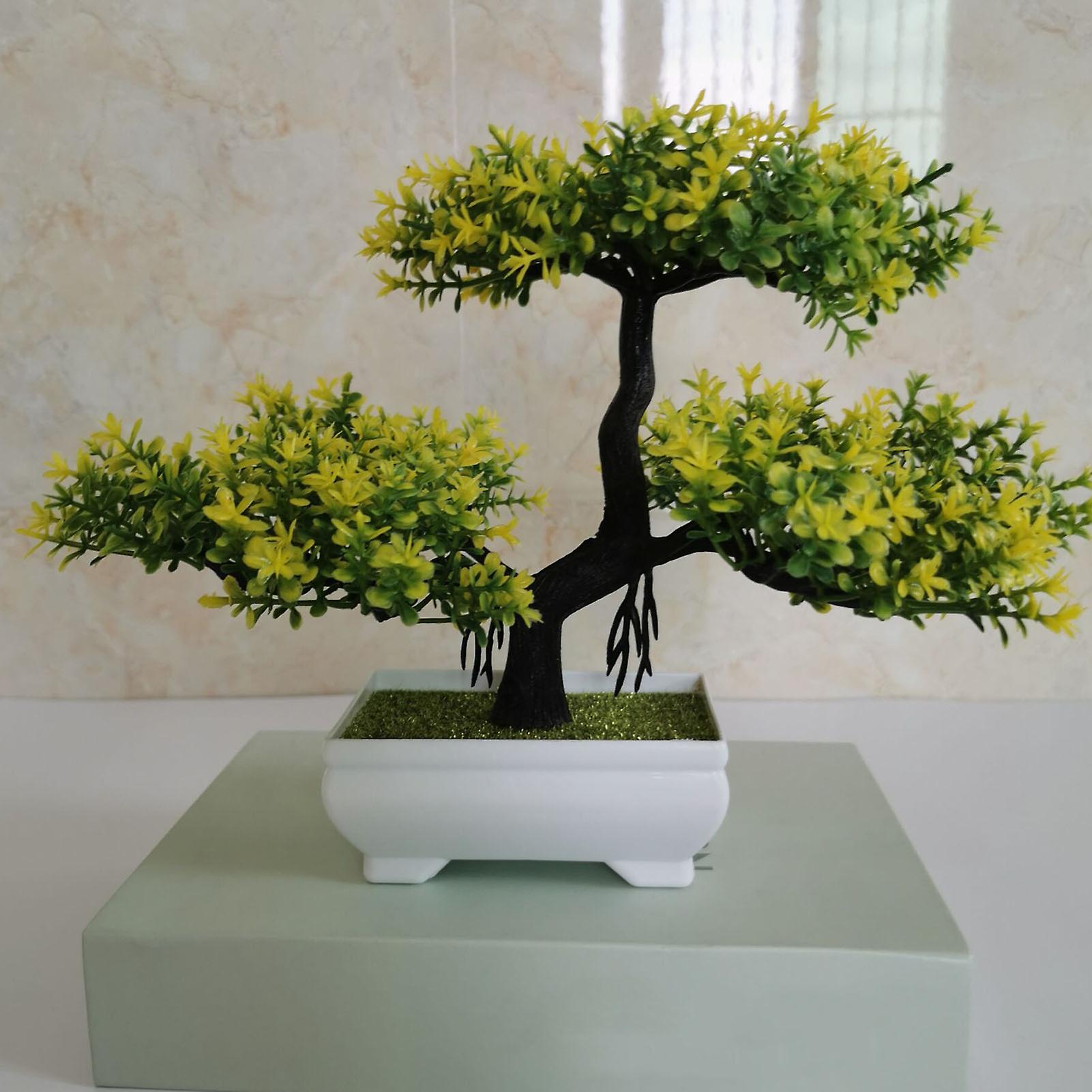 Mini Simulation Tree Potted Plants Home Decoration Plastic Potted Plants