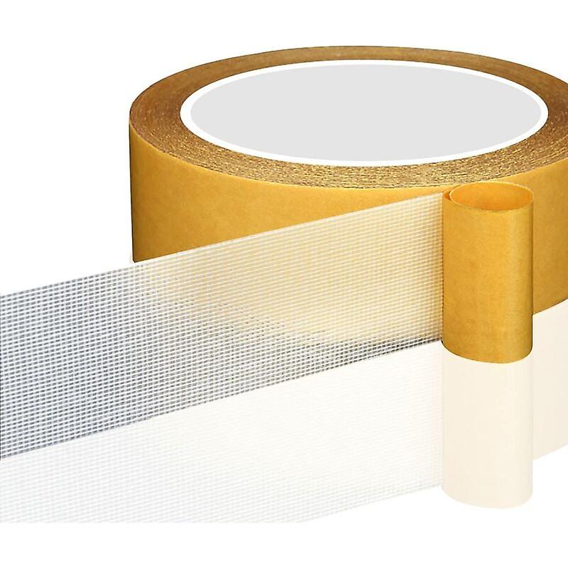 Pack of 10 Double-Sided Adhesive Tape, Extra Strong Scotch, Hangs Picture Without Drilling, Ultra-Resistant Tape for Carpets (20mm5m)