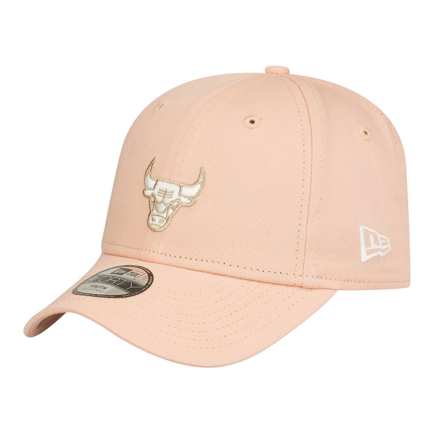 New Era 儿童 9Forty 帽子 - NBA 芝加哥公牛队粉色