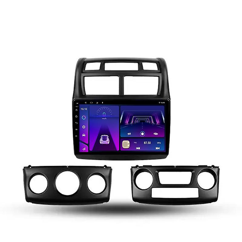 2din Android 12 Carplay Car Radio Multimidia Video Player For Kia Sportage 2 2007 - 2009 Navigation