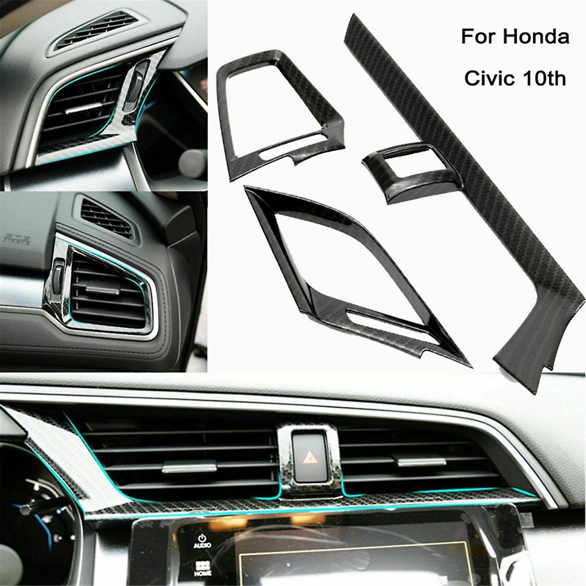 Car Dashboard Cover Case for 10Th 2016-2021 Decorative Inner Frame Sticker B