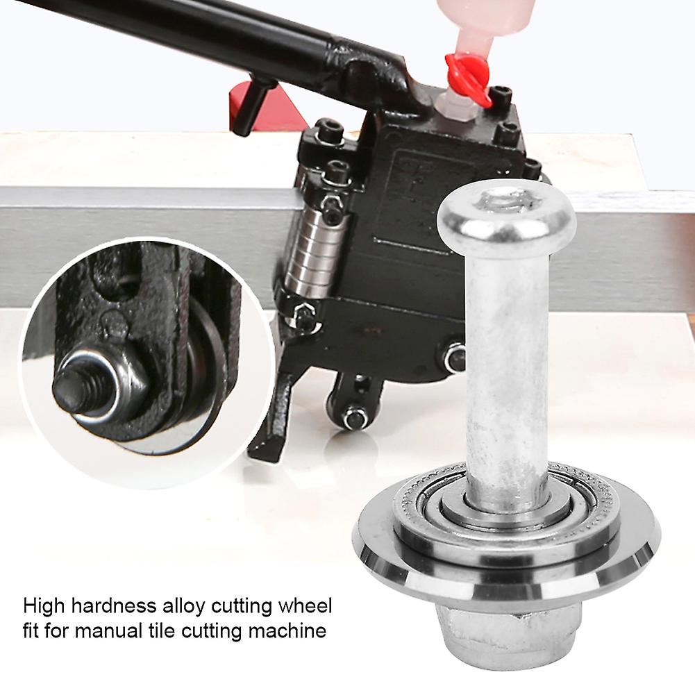 Tile Cutter Wheel Manual Tile Brick Cutter Wheel Cutting Machine Replacement Tool20000m (Silver) 