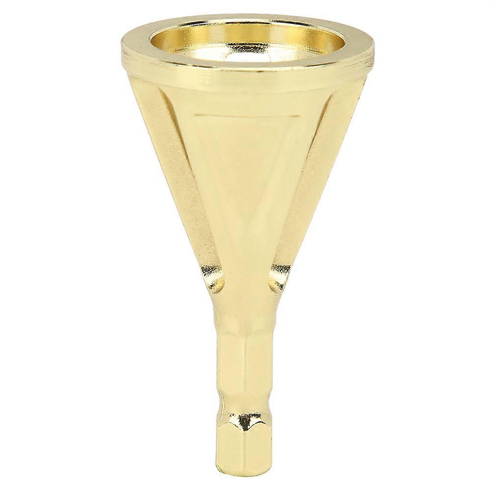 Deburring External Chamfer Tool Bit Die Steel Hex Shank Gold