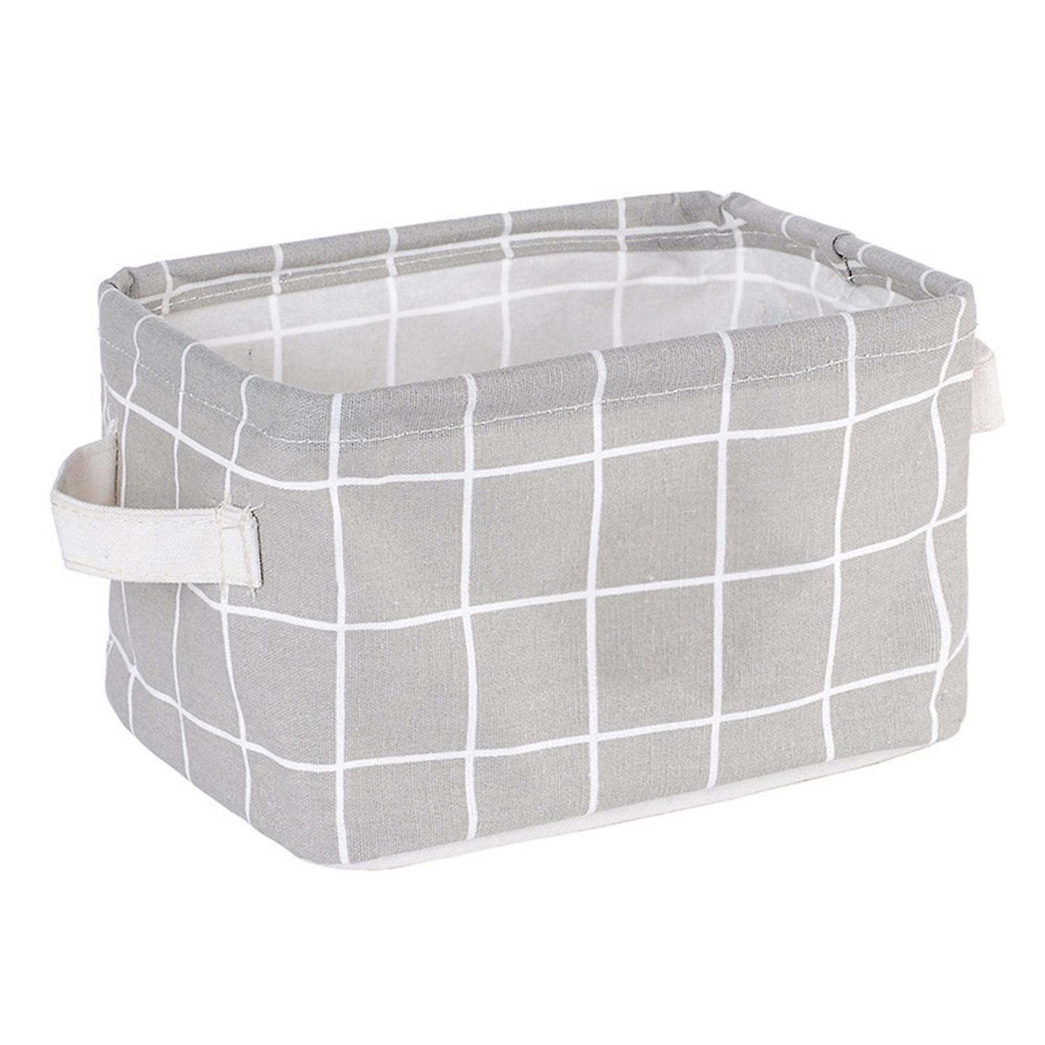 Foldable Desktop Underwear Storage Box Cosmetic Basket Stationery Container